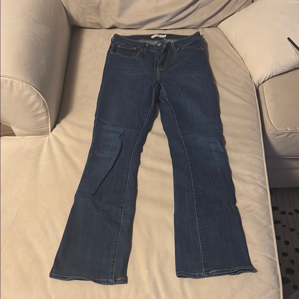Levi's Blue Boot Cut Flare Jeans Timeless Style